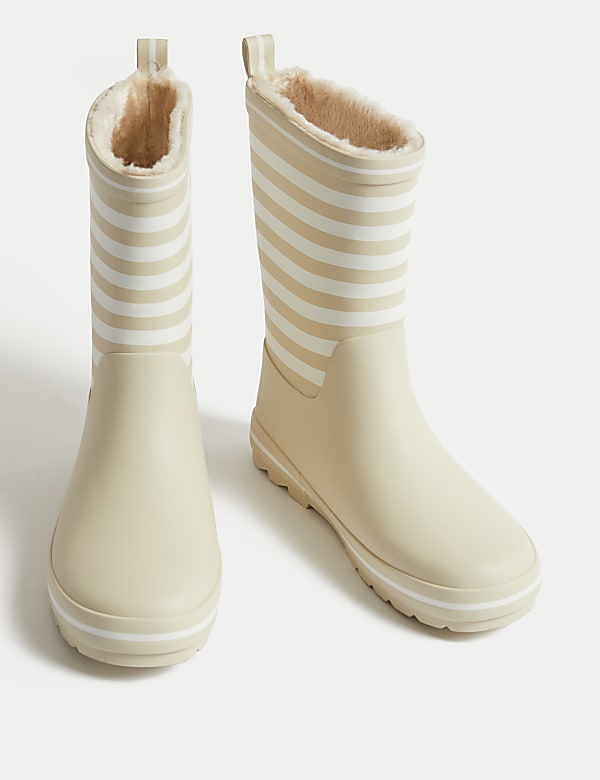 Kids' Striped Wellies (4 Small - 6 Large) - RS