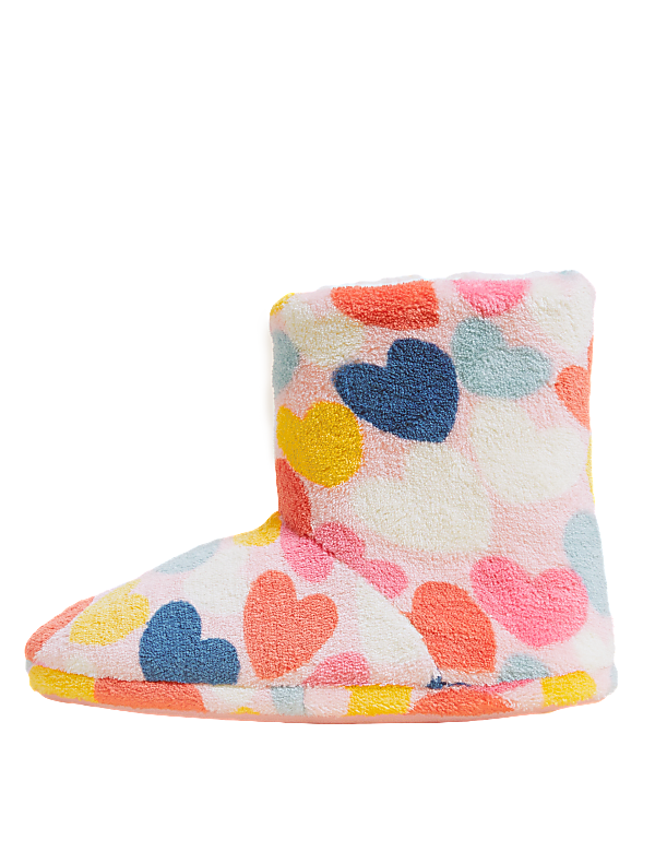 Kids' Heart Slipper Boots (4 Small - 6 Large)