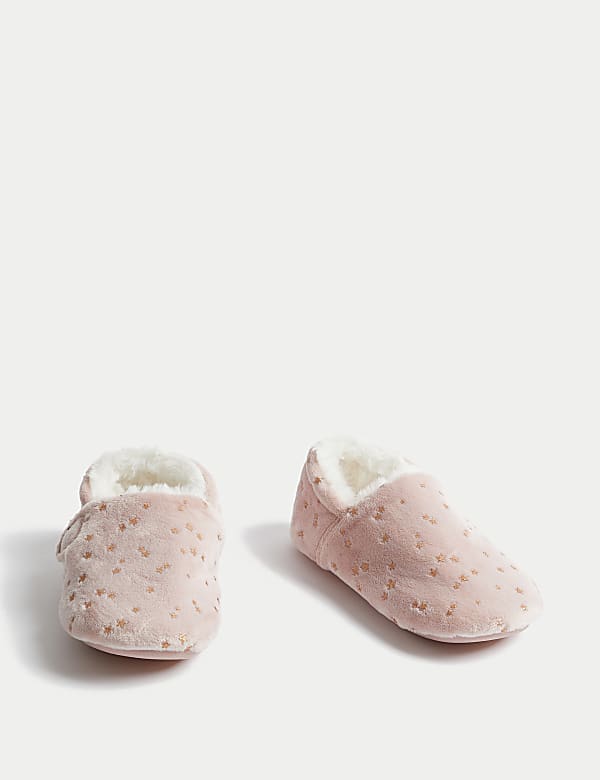 Kids' Star Riptape Slippers (4 Small - 12 Small) - GR