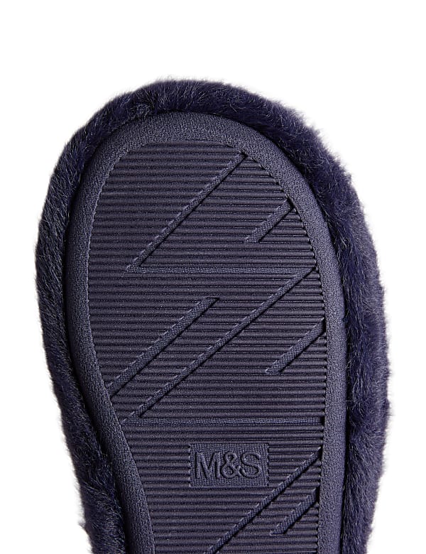 Kids' Faux Fur Slipper Boots (4 Small - 7 Large) - EE