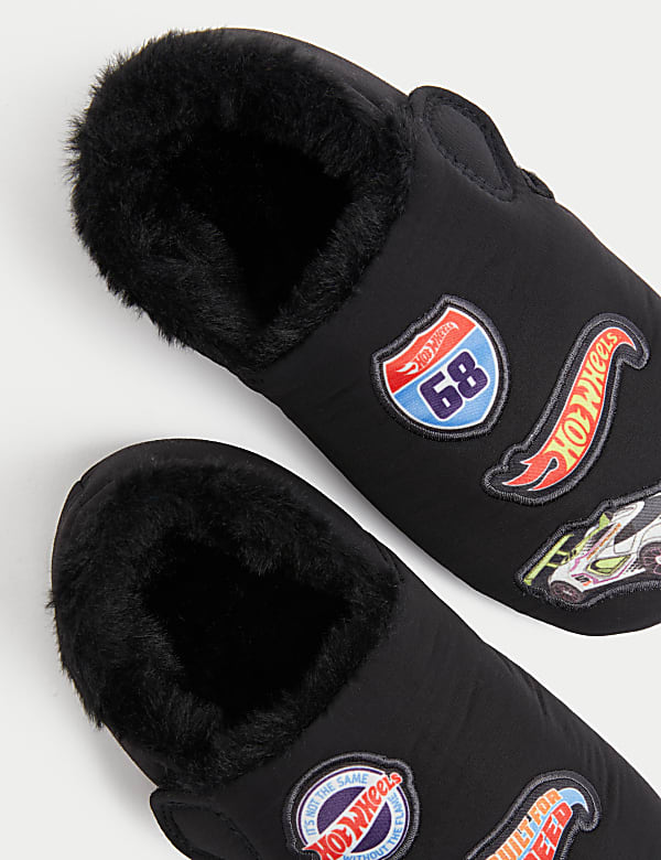 Kids' Hot Wheels™ Riptape Slippers (4 Small - 13 Small) - MX