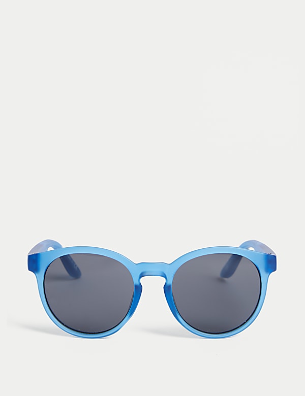 Kids Plain Round Sunglasses
