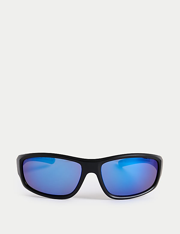 Kids' Sporty Wraparound Sunglasses (S-L) - NO