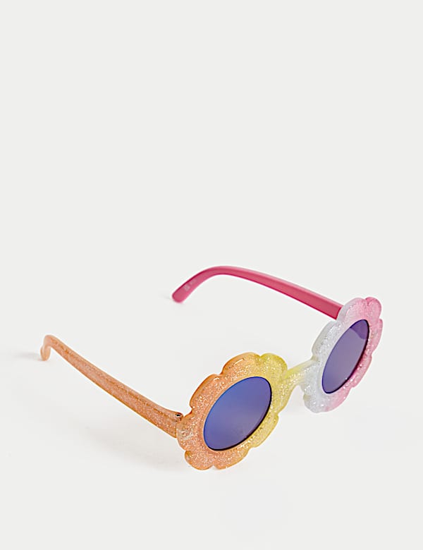 משקפי שמש פרחוניים לילדים (סמול-לארג') - IL