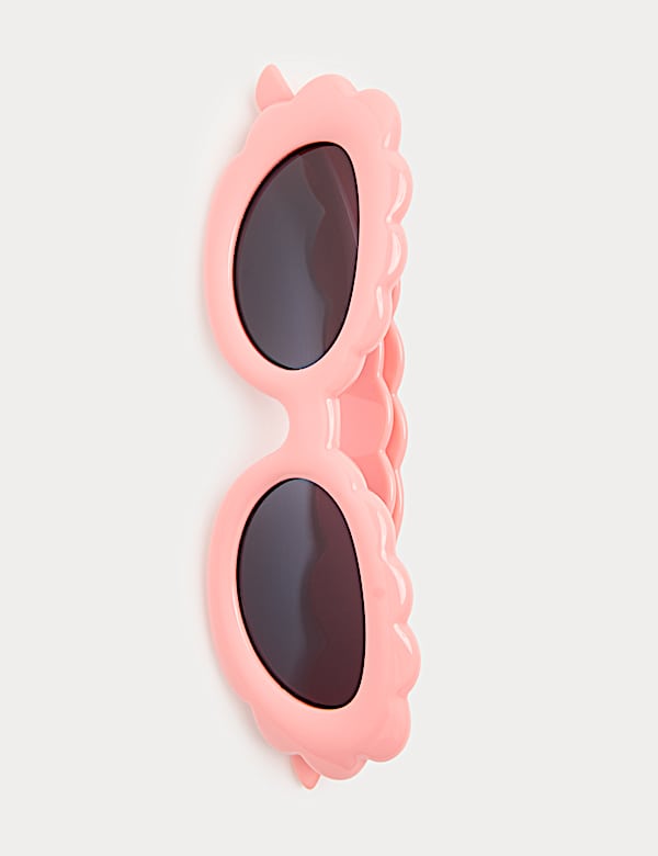 Kids&rsquo; Wavy Cloud Frame Sunglasses (S-L) - BN