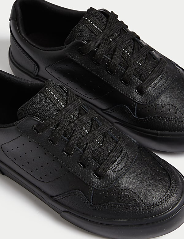 Chaussures enfants en cuir à lacets, idéales pour l’école (du 32 au 43) - CH