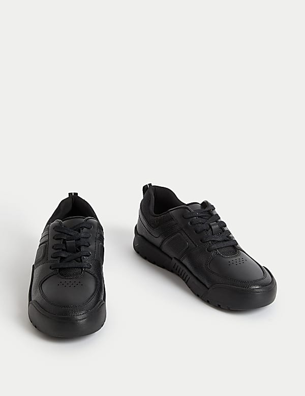 Kids' Leather Lace Freshfeet™ School Shoes (13 Small - 9 Large) - JP