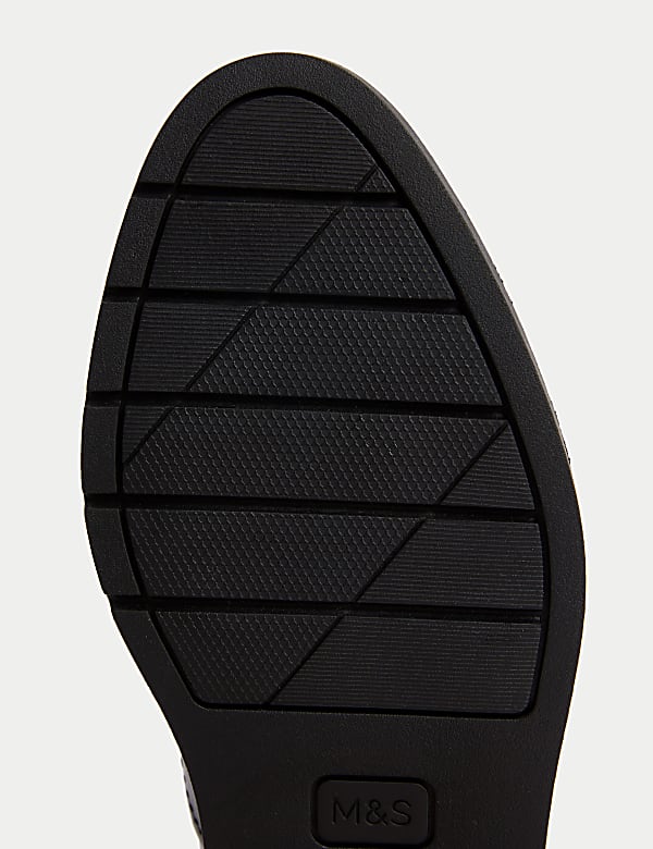 Lederschuhe für Kinder zum Hineinschlüpfen mit Freshfeet™ für die Schule (32–42,5) - DE