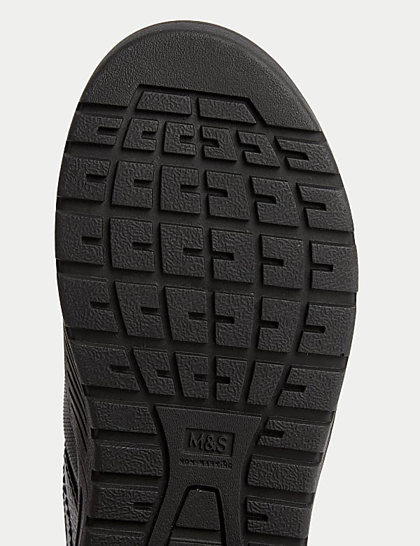 Chaussures enfants en cuir à motif texturé et bande auto-agrippante, idéales pour l’école (du 25,5 au 34,5) - CA