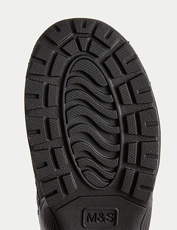 Leather Riptape School Shoes (8 Small - 2 Large) - CA