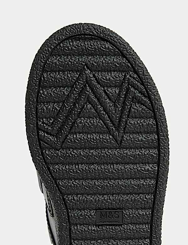 Kids Leather Apron Front School Shoes (8 Small-2 Large) - VN