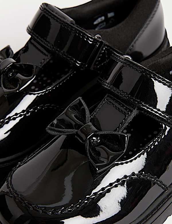 Kids’ Leather T-Bar School Shoes (8 Small - 2 Large) - MX