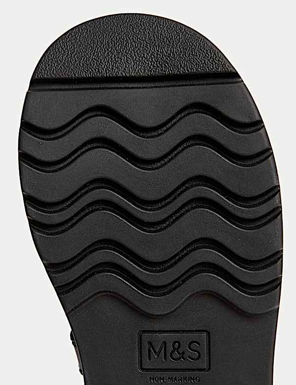 Kids’ Leather T-Bar School Shoes (8 Small - 2 Large) - MX