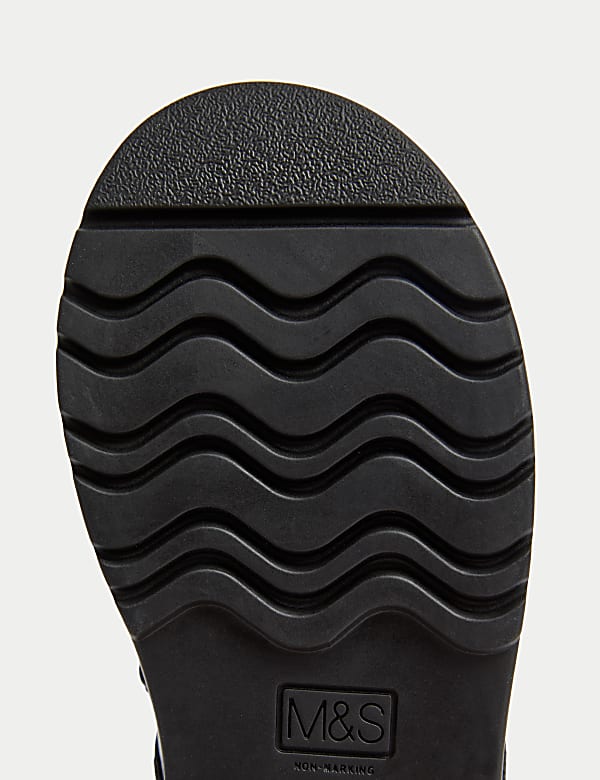 Kids’ Leather T-Bar School Shoes (8 Small - 2 Large) - MX