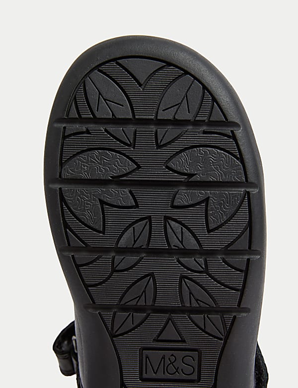 Kids&rsquo; Leather T-Bar School Shoes (8 Small - 2 Large) - CY