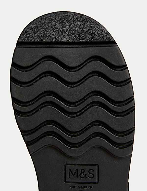 Kids' Leather Mary Jane Cat School Shoes (8 Small - 2 Large) - LU