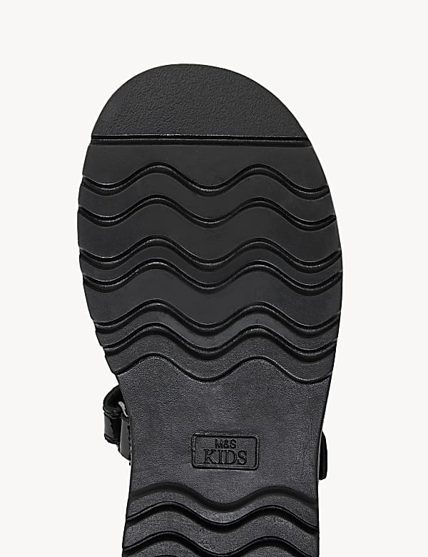 Kids' Leather Mary Jane Cat School Shoes (8 Small - 2 Large) - LU