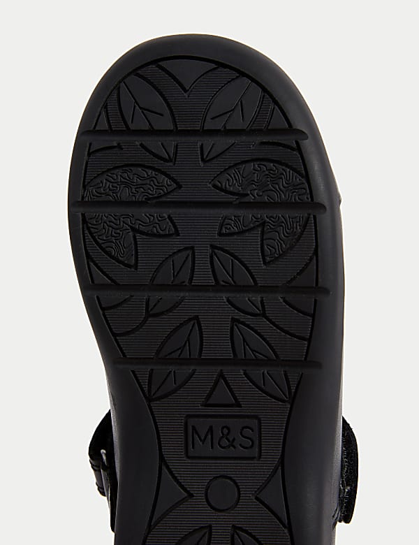 Kids' Leather T Bar School Shoes (8 Small - 2 Large) - VN