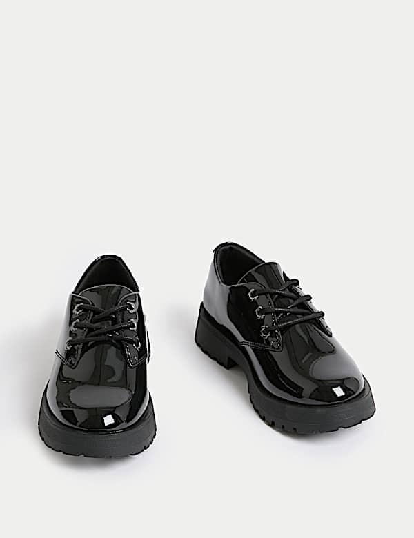 נעליים ליום יום לילדים מעור בגימור מבריק (8 סמול - 2 לארג') - IL