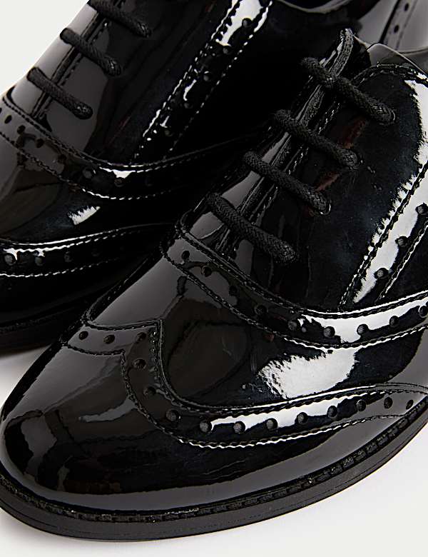 Kids' Leather School Shoes (13 Small - 7 Large) - VN