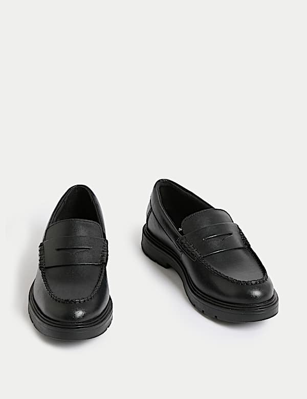 Kids' Leather Freshfeet™ Loafer School Shoes - AU