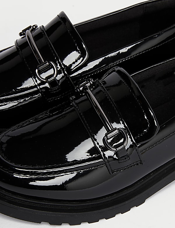 Kinderslipper aus Lackleder für die Schule (35–40,5) - DE