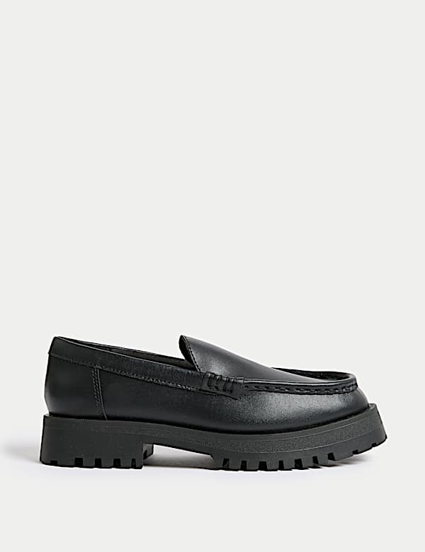 Kids' Leather School Shoes (13 Small - 7 Large) - ES