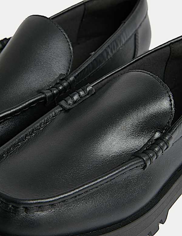 Kids' Leather School Shoes (13 Small - 7 Large) - ES