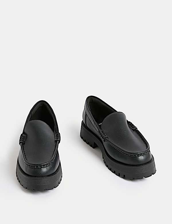 Kids' Leather School Shoes (13 Small - 7 Large) - ES