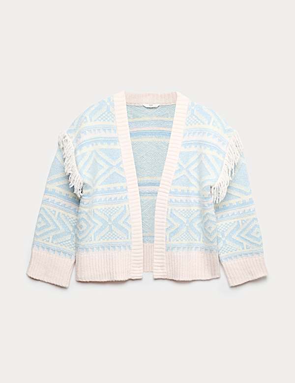 Knitted Patterned Cardigan (6-16 Yrs) - MX
