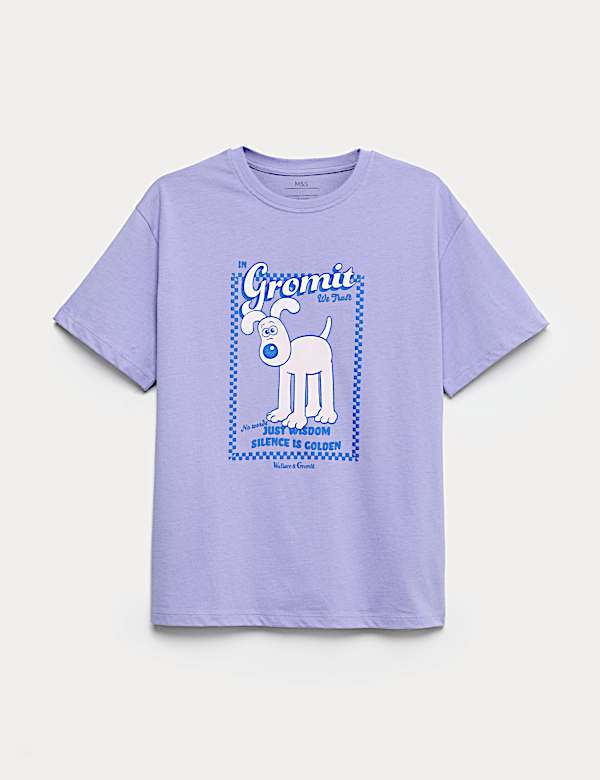 Pure Cotton Wallace & Gromit™ T-Shirt (6-16 Yrs) - CH