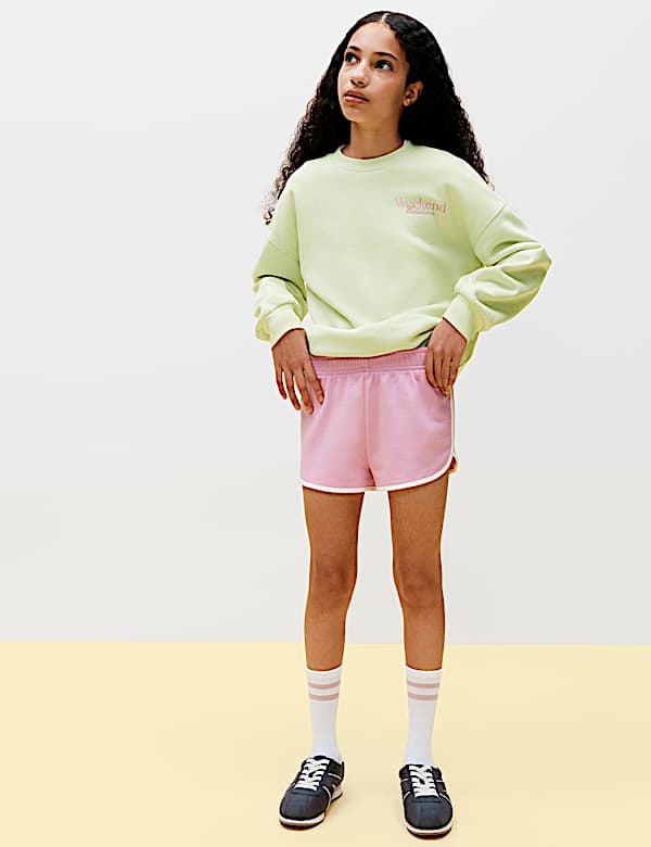 Cotton Rich Runner Shorts (6-16 Yrs)