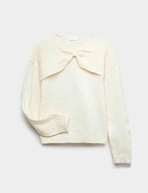 Bow Jumper (2-16 Yrs) - GR