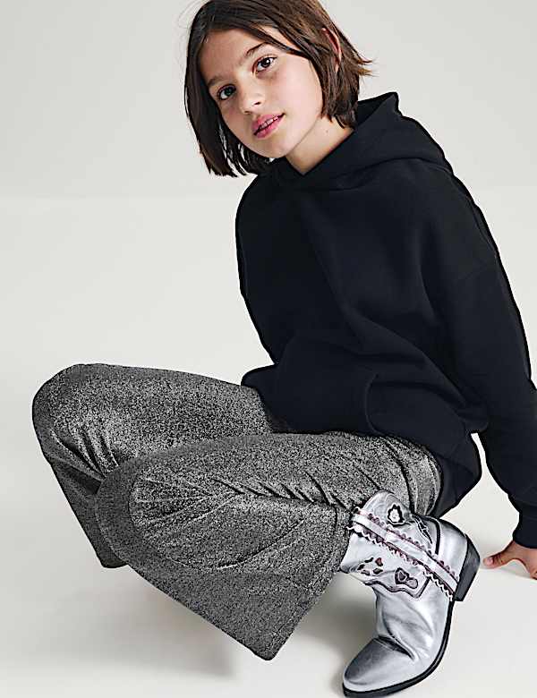 Metallic Kickflare Leggings (6-16 Yrs) - US