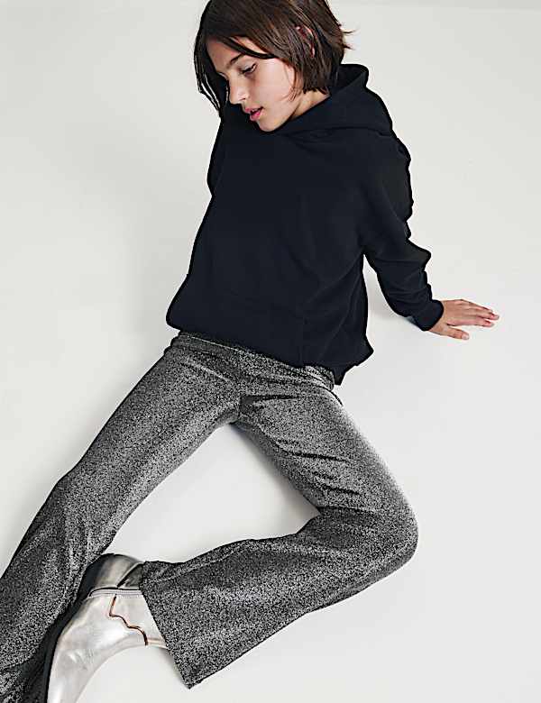 Metallic Kickflare Leggings (6-16 Yrs) - US