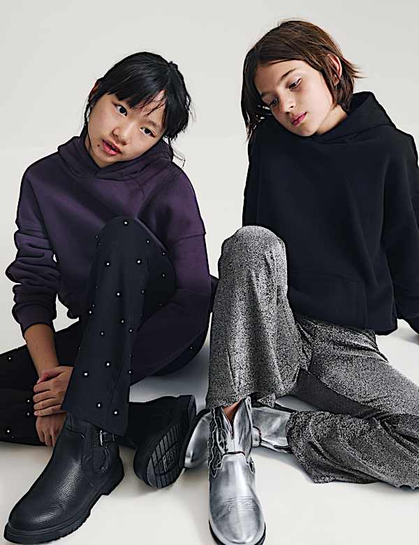 Metallic Kickflare Leggings (6-16 Yrs) - US