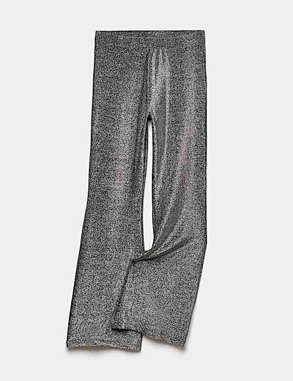 Metallic Kickflare Leggings (6-16 Yrs) - US