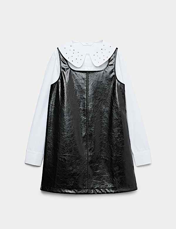 2-delige set met jurk en overhemd (6-16 jaar) - BE