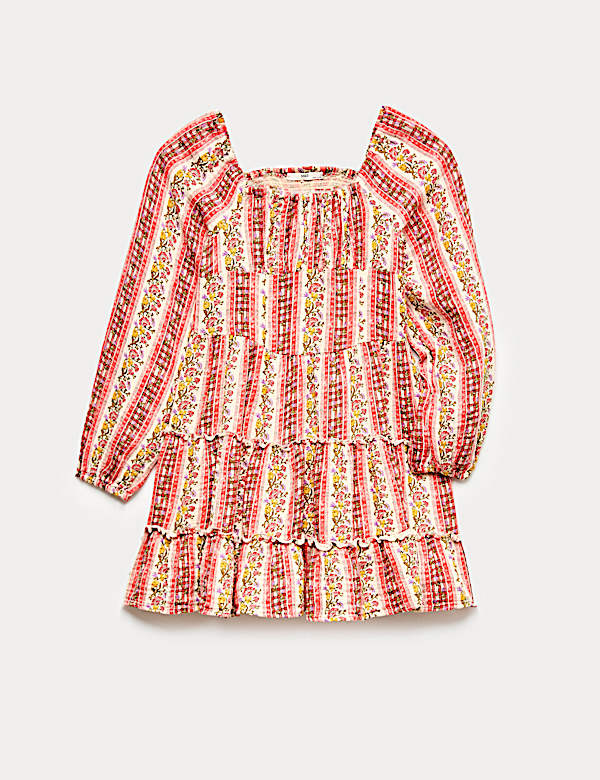 Pure Cotton Floral Maxi Dress (6-16 Years)