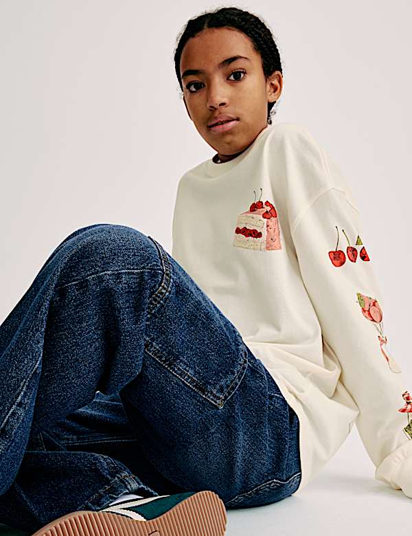 Pure Cotton Food Graphic Top (6-16 Yrs) - UA