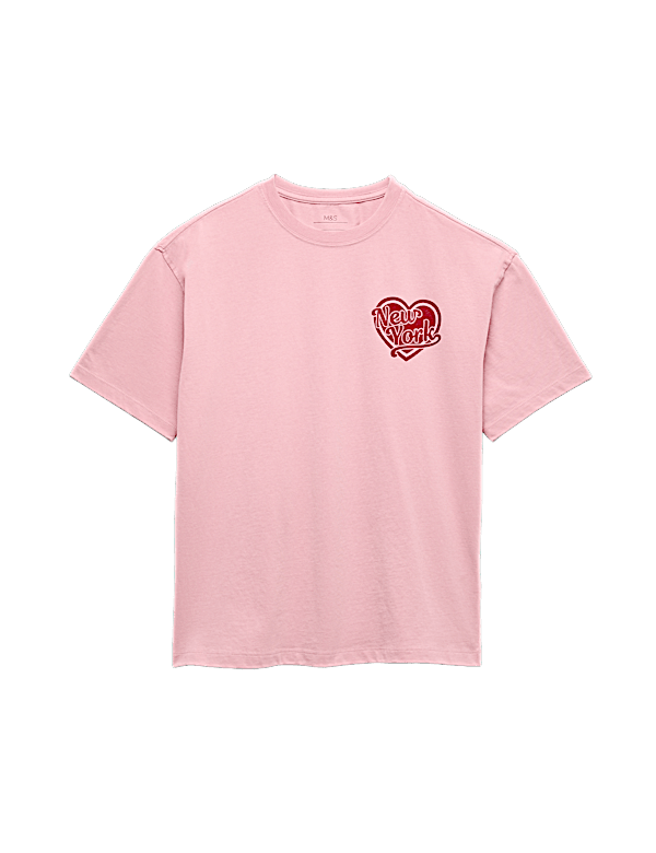 Pure Cotton New York Graphic T-Shirt (6-16 Yrs)