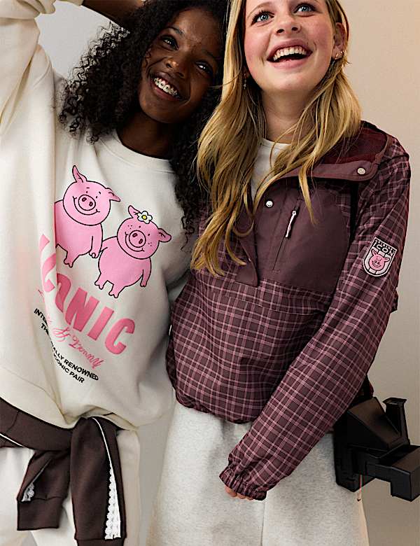מעיל רוח Percy Pig&trade;&lrm; (6-&rlm;16 שנים) - IL