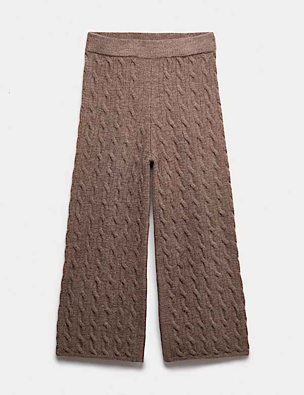 Wide Leg Knitted Trousers (6-16 Yrs) - BE