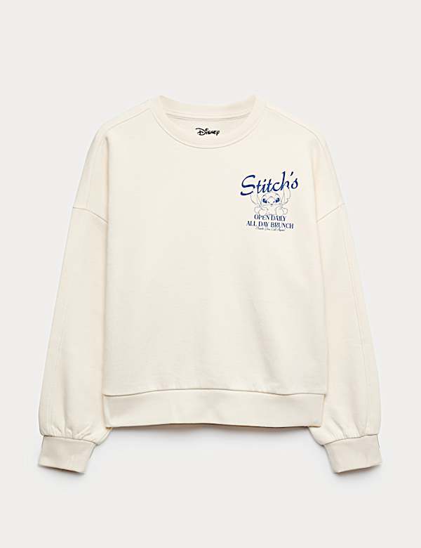 Cotton Rich Lilo & Stitch™ Sweatshirt (2-16 Yrs) - LV
