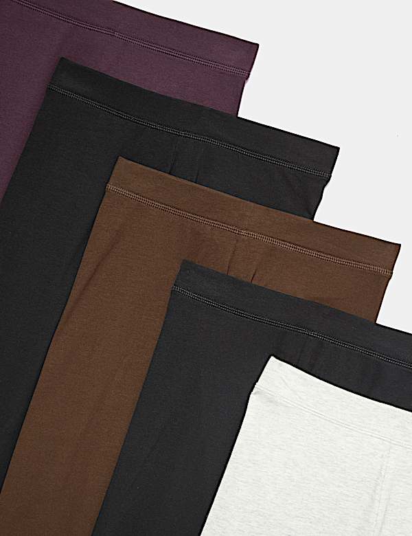 5 Pack Cotton Rich Leggings (6-16 Yrs)