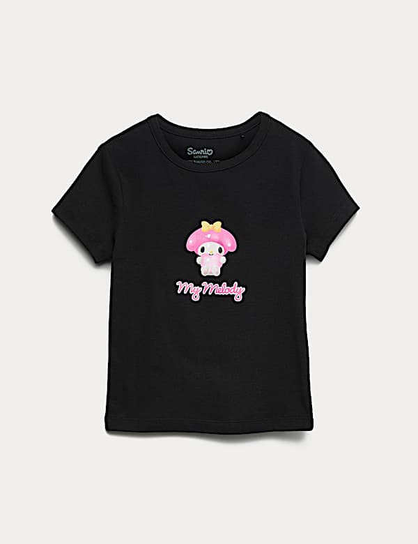 Zuiver katoenen T-shirt met My Melody™-graphic (6-16 jaar) - NL