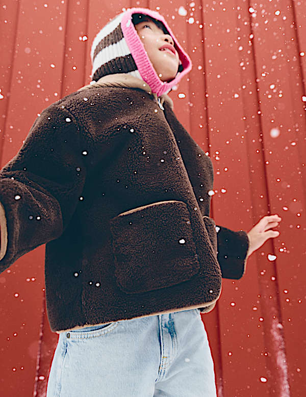 ז'קט דמוי פרווה (16-6 שנים) - IL