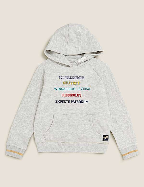 Harry Potter™ Cotton Spells Slogan Hoodie (6-16 Yrs) - KG