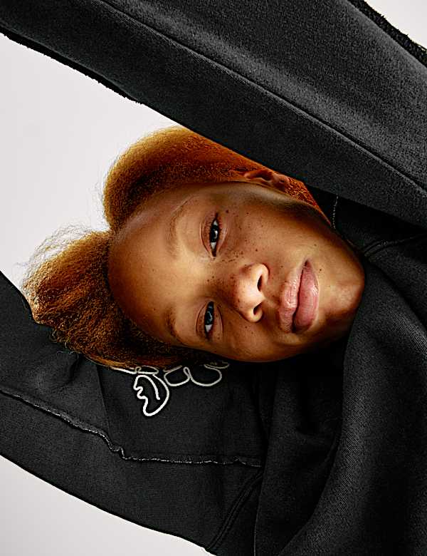 Cotton Rich Paradise Embroidered Sweatshirt (6-16 Yrs) - CA