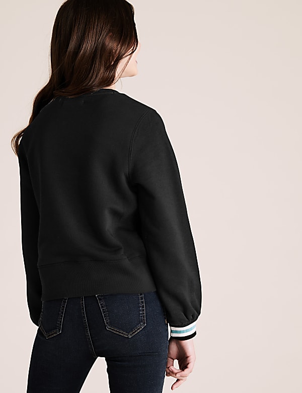 Cotton Dream Slogan Embellished Sweatshirt (6-16 Yrs)